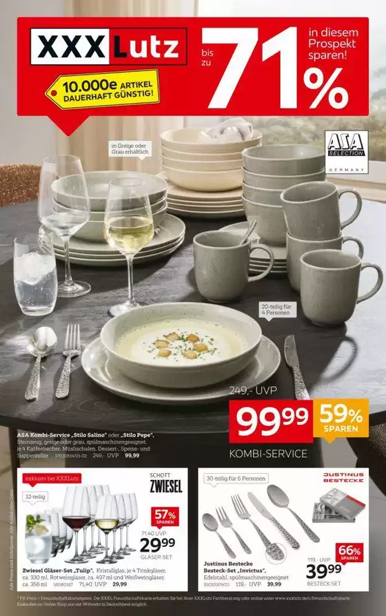 XXXLutz Katalog | Bis Zu 71 auf Haushalt | 2026-08-31T00:00:00.000Z - 2026-09-12T00:00:00.000Z
