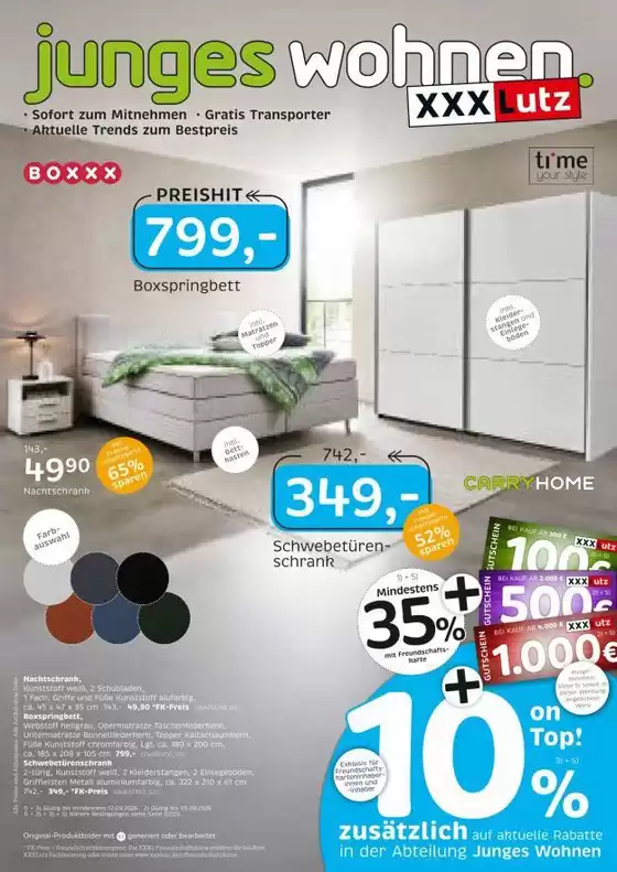 XXXLutz Katalog | Junges Wohnen | 2026-08-31T00:00:00.000Z - 2026-09-12T00:00:00.000Z