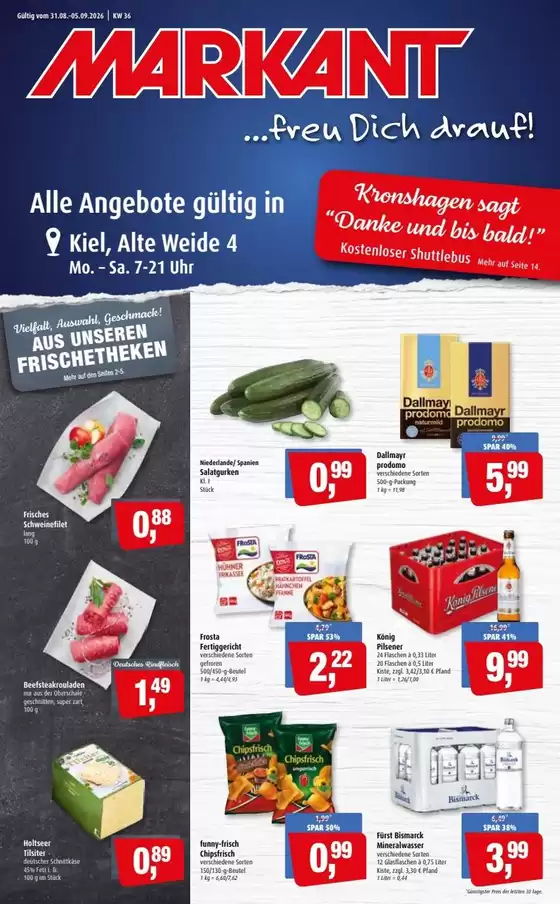 Markant Katalog in Rehburg-Loccum | Aktuelle Sonderaktionen | 2026-08-31T00:00:00.000Z - 2026-09-05T00:00:00.000Z