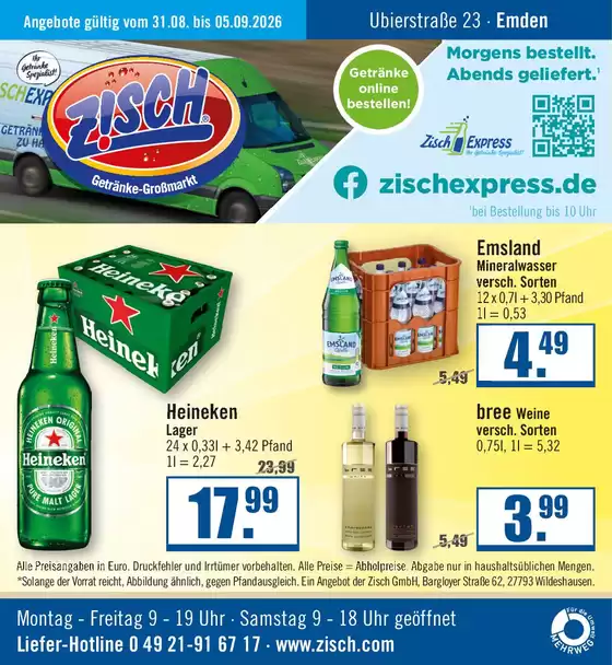 Zisch Prospekt | Angebote Zisch KW35 | 2026-08-31T00:00:00.000Z - 2026-09-05T00:00:00.000Z