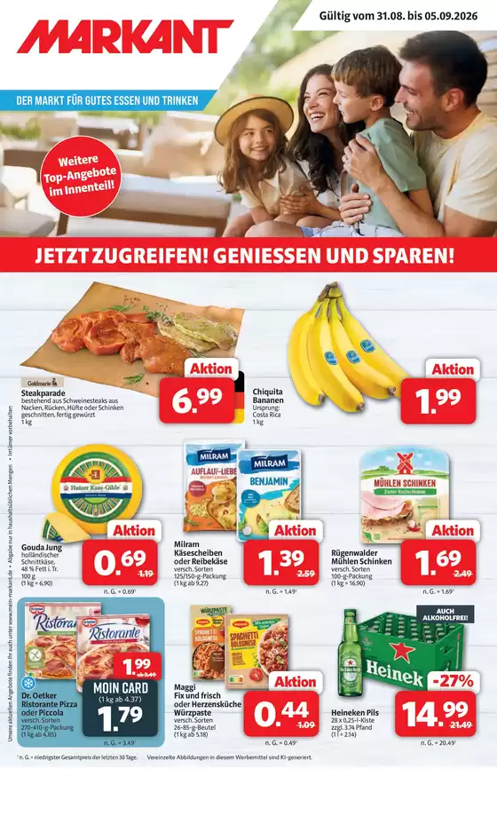 Markant Markt Katalog | Tolles Angebot für Schnäppchenjäger | 2026-08-31T00:00:00.000Z - 2026-09-05T00:00:00.000Z