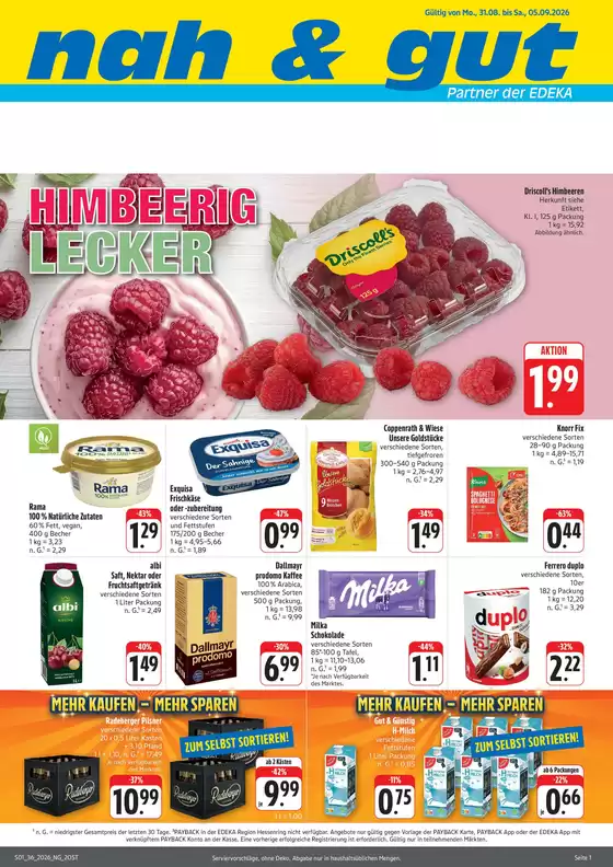 nah & gut Katalog | nah gut flugblatt | 2026-08-31T00:00:00.000Z - 2026-09-05T00:00:00.000Z