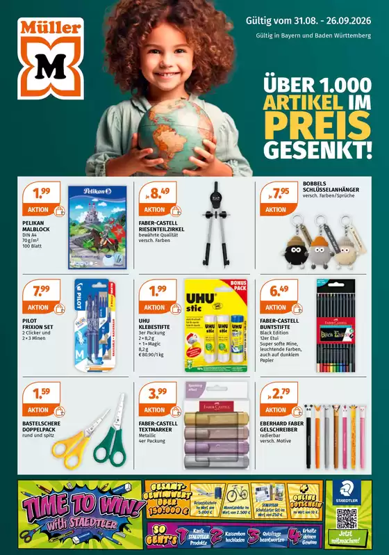Müller Katalog | Die Schule ruft | 2026-08-31T00:00:00.000Z - 2026-09-26T00:00:00.000Z