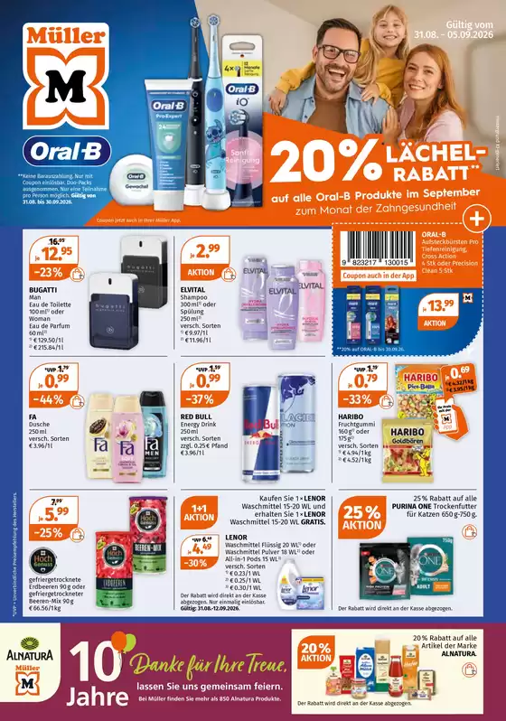Müller Katalog | Drogerie Highlights | 2026-08-31T00:00:00.000Z - 2026-09-05T00:00:00.000Z