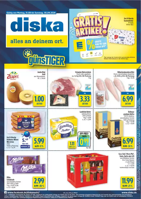 diska Katalog | Diska flugblatt | 2026-08-31T00:00:00.000Z - 2026-09-05T00:00:00.000Z