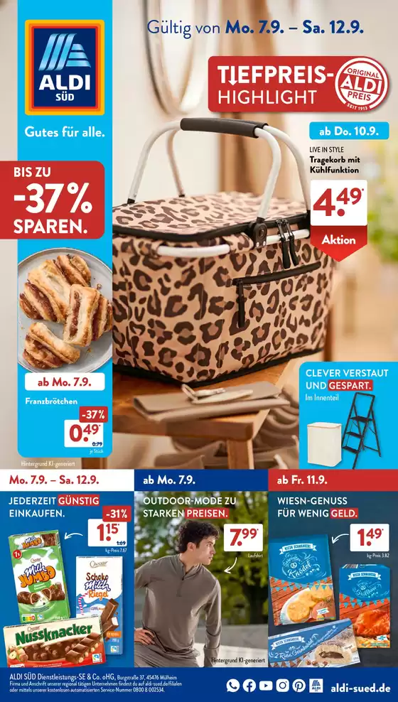 Aldi Süd Katalog in Biebertal | Unsere besten Schnäppchen | 2026-09-07T00:00:00.000Z - 2026-09-12T00:00:00.000Z