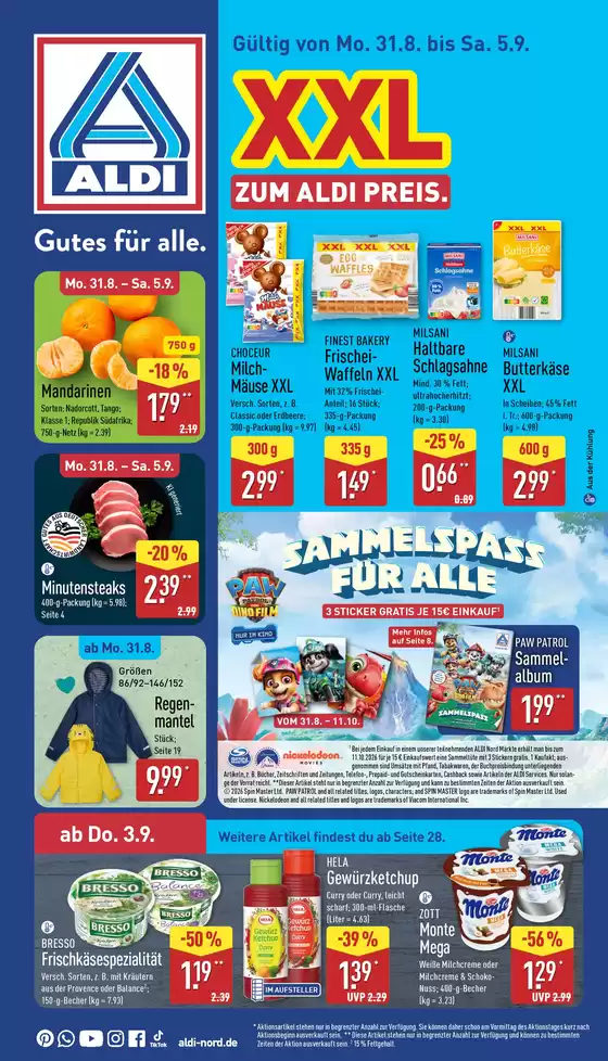 Aldi Nord Reisen Prospekt | Aldi Süd Reisen flugblatt | 2026-08-31T00:00:00.000Z - 2026-11-10T00:00:00.000Z
