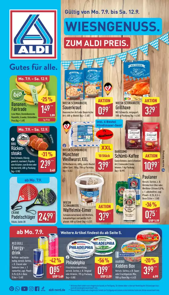 Aldi Nord Reisen Prospekt | Top-Deals und Rabatte | 2026-09-07T00:00:00.000Z - 2026-09-12T00:00:00.000Z