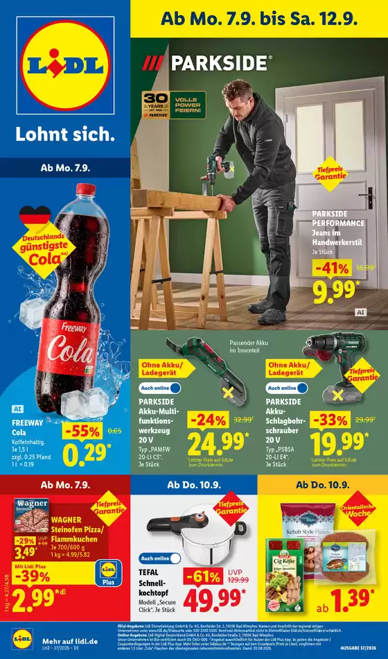 Lidl Prospekt | 07.09.2026 12.09.2026 | 2026-09-07T00:00:00.000Z - 2026-09-12T00:00:00.000Z