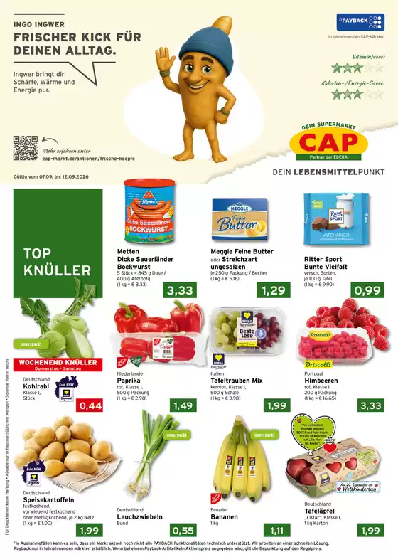 CAP Markt Katalog | Unsere besten Deals für Sie | 2026-09-07T00:00:00.000Z - 2026-09-12T00:00:00.000Z