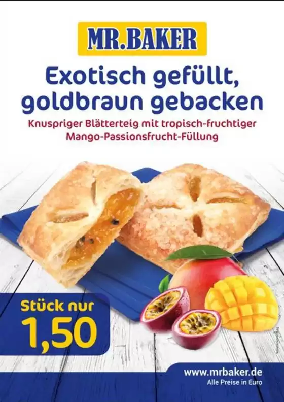 Mr Baker Prospekt | Exotisch Gefullt, Goldbraun Gebacken! | 2026-09-16T00:00:00.000Z - 2026-09-30T00:00:00.000Z