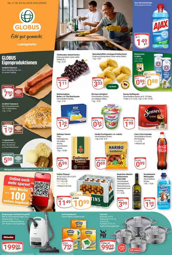 Globus Katalog | Aktuelle Angebote Ludwigshafen-Oggersheim | 2026-08-31T00:00:00.000Z - 2026-09-05T00:00:00.000Z