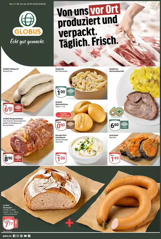 Globus Katalog in Bous | Aktuelle Angebote Völklingen | 2026-08-31T00:00:00.000Z - 2026-09-05T00:00:00.000Z