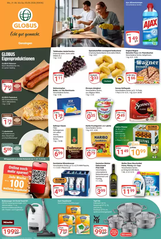 Globus Katalog in Bornich | Aktuelle Angebote Gensingen | 2026-08-31T00:00:00.000Z - 2026-09-05T00:00:00.000Z