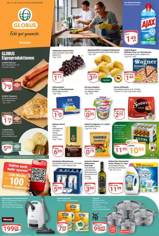 Globus Katalog in Bornich | Aktuelle Angebote Simmern | 2026-08-31T00:00:00.000Z - 2026-09-05T00:00:00.000Z