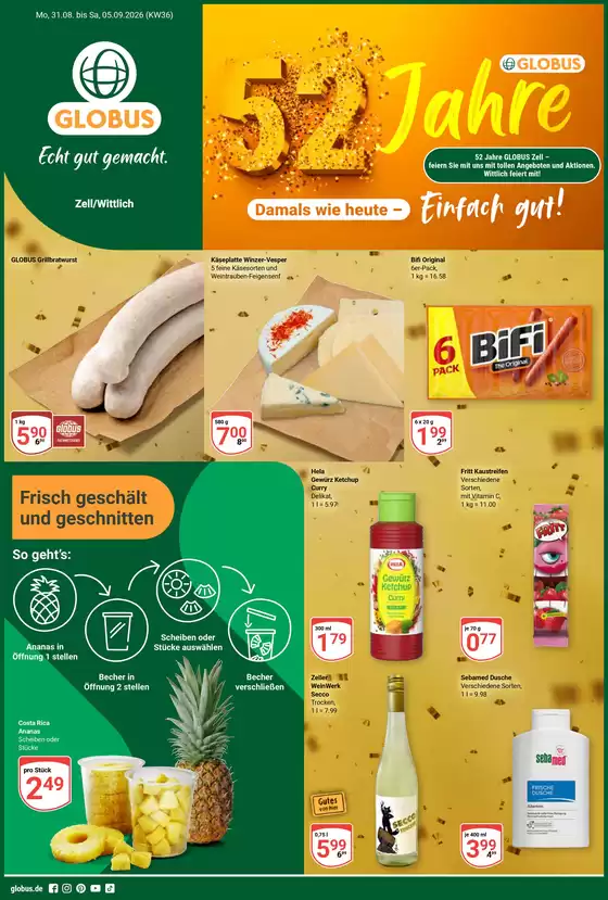 Globus Katalog in Großwallstadt | Aktuelle Angebote Zell | 2026-08-31T00:00:00.000Z - 2026-09-05T00:00:00.000Z