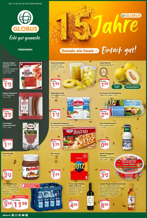 Globus Katalog | Aktuelle Angebote Hattersheim | 2026-08-31T00:00:00.000Z - 2026-09-05T00:00:00.000Z