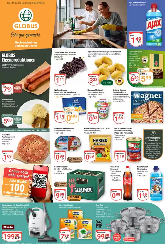 Globus Katalog | Aktuelle Angebote Neubrandenburg | 2026-08-31T00:00:00.000Z - 2026-09-05T00:00:00.000Z