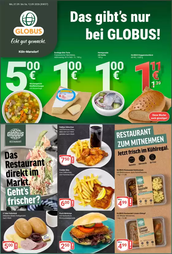 Globus Katalog | Kommende Angebote Köln-Marsdorf | 2026-09-07T00:00:00.000Z - 2026-09-12T00:00:00.000Z
