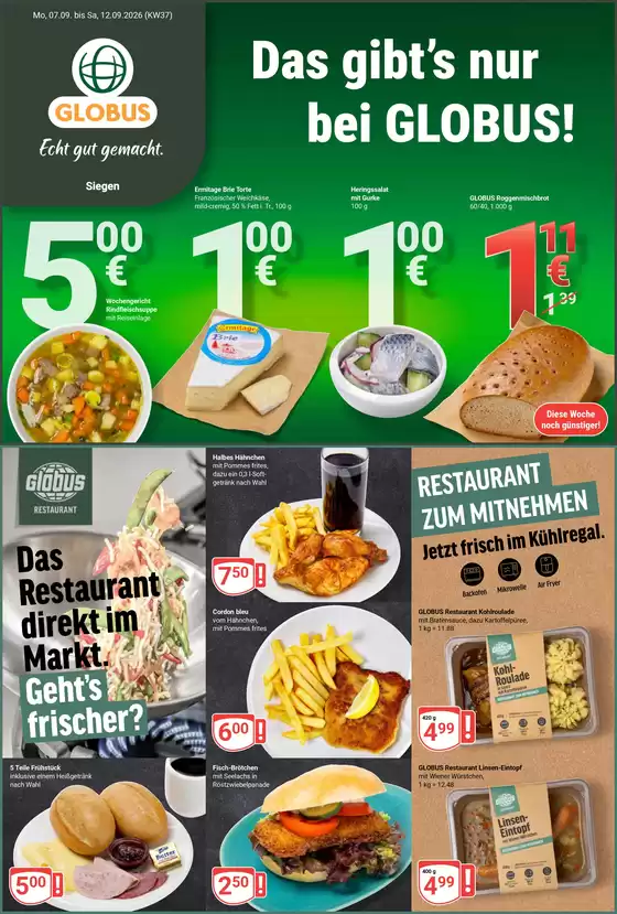 Globus Prospekt in Mittweida | Kommende Angebote Siegen | 2026-09-07T00:00:00.000Z - 2026-09-12T00:00:00.000Z