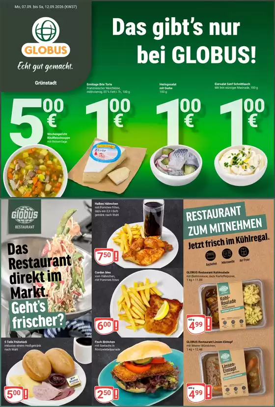 Globus Katalog | Kommende Angebote Grünstadt | 2026-09-07T00:00:00.000Z - 2026-09-12T00:00:00.000Z
