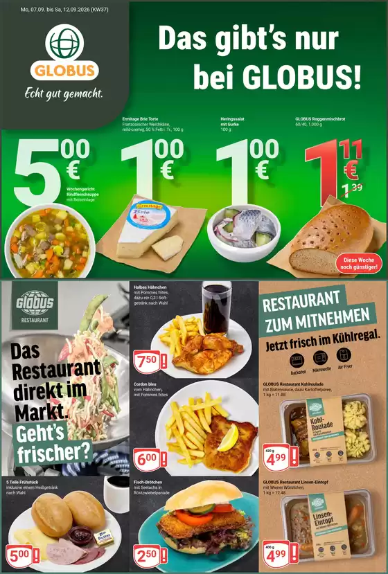 Globus Prospekt in Mittweida | Kommende Angebote Dudweiler | 2026-09-07T00:00:00.000Z - 2026-09-12T00:00:00.000Z