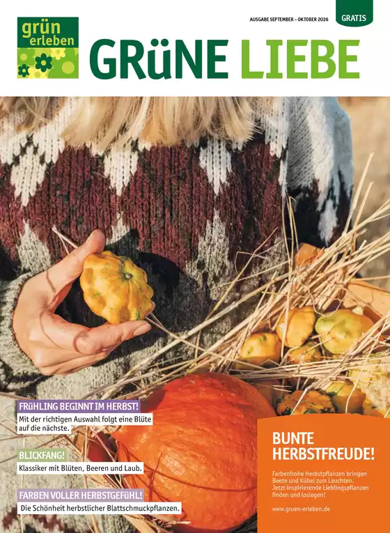 Gartencenter Fahr Katalog | GRüNE LIEBE | 2026-09-04T00:00:00.000Z - 2026-10-31T00:00:00.000Z