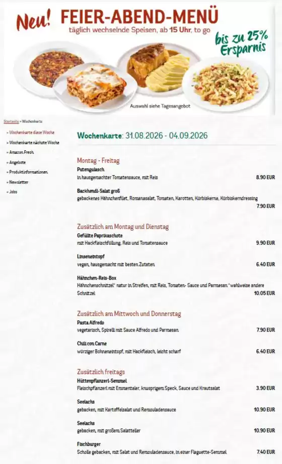Vinzenzmurr Prospekt in Hilden | Feier Abend Menu! | 2026-09-04T00:00:00.000Z - 2026-09-04T00:00:00.000Z