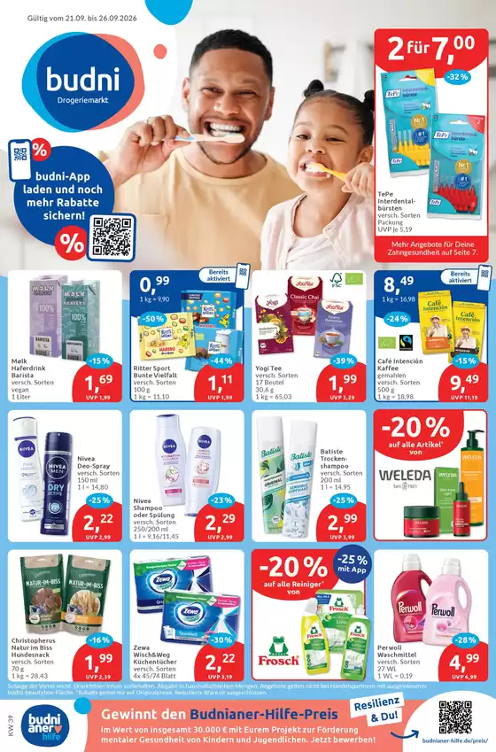 Budni Katalog in Großenkneten | Budni: Aktuelle Angebote | 2026-09-21T00:00:00.000Z - 2026-09-26T00:00:00.000Z