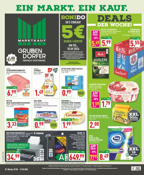 Marktkauf Katalog in Mildenau | Angebote für Schnäppchenjäger | 2026-09-07T00:00:00.000Z - 2026-09-12T00:00:00.000Z