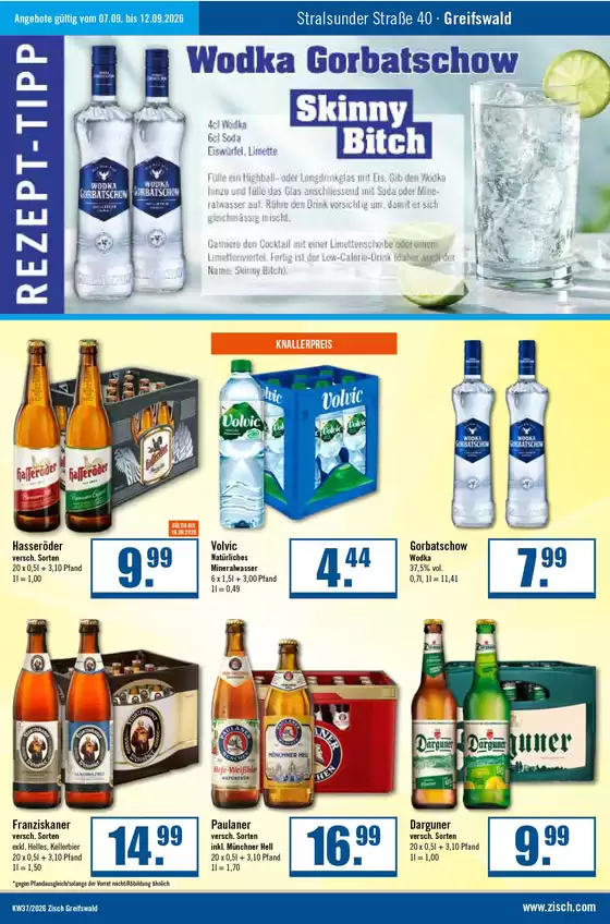 Zisch Katalog | Top-Deals für alle Kunden | 2026-09-07T00:00:00.000Z - 2026-09-12T00:00:00.000Z