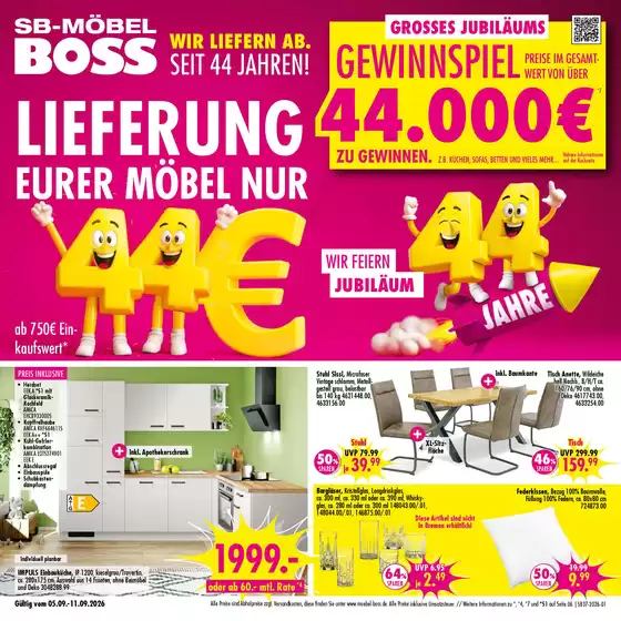 SB Möbel Boss Katalog | Sb37 2026 standard | 2026-09-05T00:00:00.000Z - 2026-09-11T00:00:00.000Z