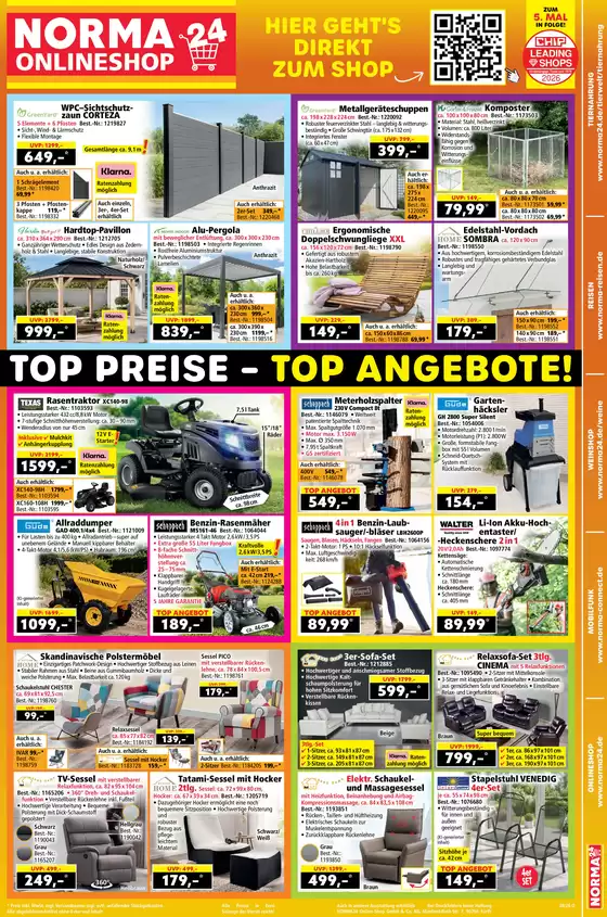Norma Katalog in Gammertingen | Top-Angebote für Sparfüchse | 2026-09-08T00:00:00.000Z - 2026-09-12T00:00:00.000Z