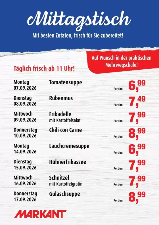 Markant Katalog in Schmiedefeld | Top-Deals und Rabatte | 2026-09-07T00:00:00.000Z - 2026-09-17T00:00:00.000Z