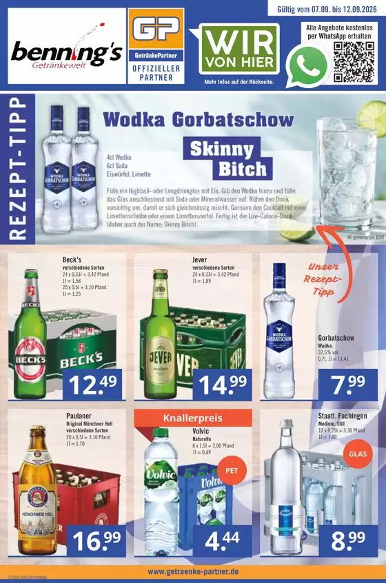 GetränkePartner Prospekt | GetränkePartner flugblatt | 2026-09-07T00:00:00.000Z - 2026-09-12T00:00:00.000Z