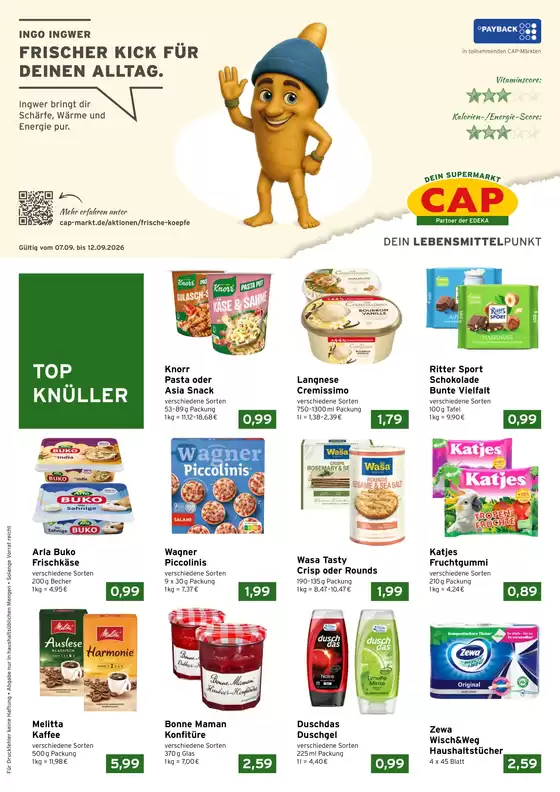 CAP Markt Prospekt | Unsere besten Angebote für Sie | 2026-09-07T00:00:00.000Z - 2026-09-12T00:00:00.000Z