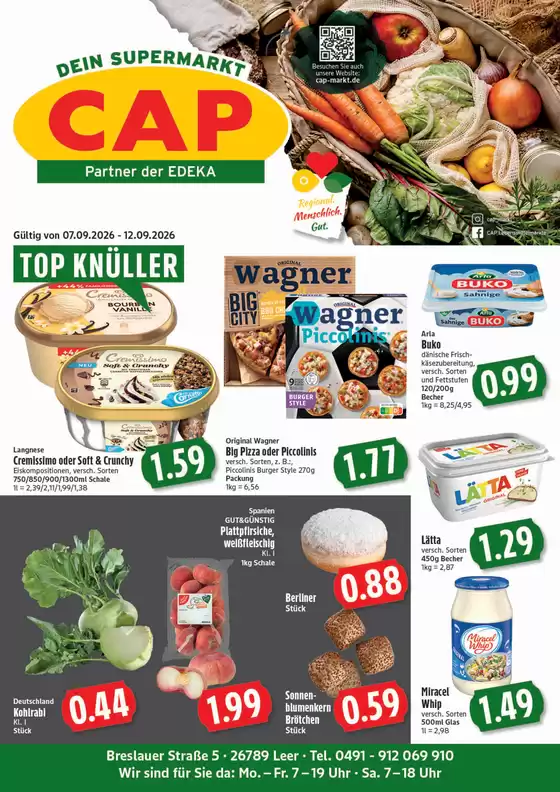 CAP Markt Katalog | Angebote für Schnäppchenjäger | 2026-09-07T00:00:00.000Z - 2026-09-12T00:00:00.000Z