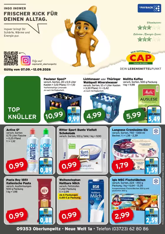 CAP Markt Prospekt | Jetzt sparen mit unseren Deals | 2026-09-07T00:00:00.000Z - 2026-09-12T00:00:00.000Z