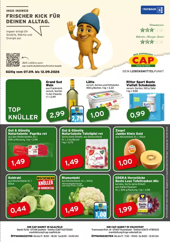 CAP Markt Katalog | Exklusive Schnäppchen | 2026-09-07T00:00:00.000Z - 2026-09-12T00:00:00.000Z