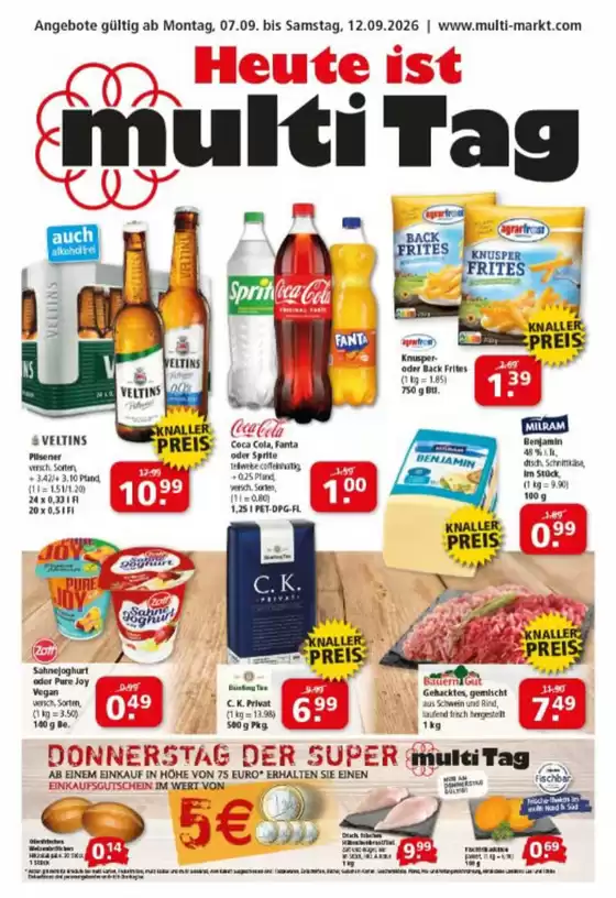 Multi Markt Katalog | Heute Ist Multi Tag! | 2026-09-08T00:00:00.000Z - 2026-09-12T00:00:00.000Z