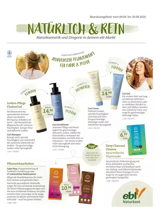 Ebl Naturkost Katalog | NATÜRLICH & REIN | 2026-09-09T00:00:00.000Z - 2026-09-30T00:00:00.000Z