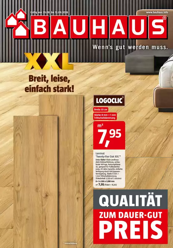 Bauhaus Katalog | Werbung KW36 | 2026-09-09T00:00:00.000Z - 2026-09-12T00:00:00.000Z