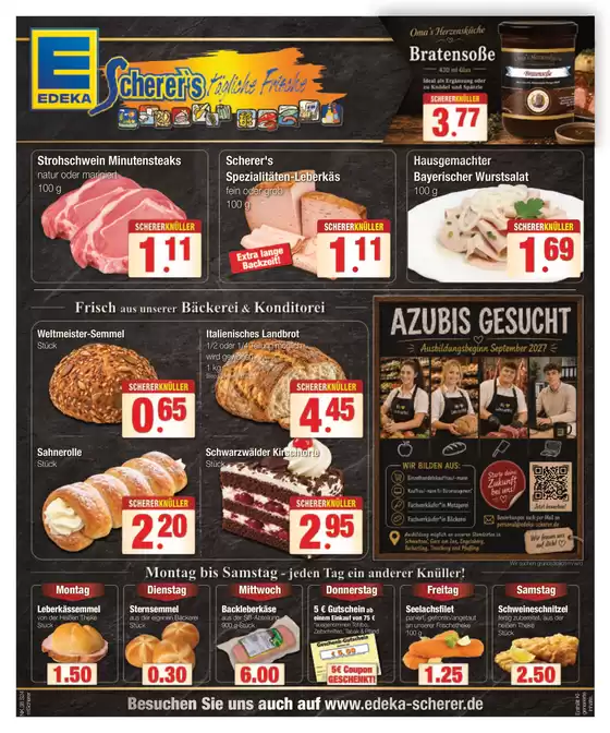Edeka Scherer Katalog | Flugblatt KW38 2026 | 2026-09-14T00:00:00.000Z - 2026-09-19T00:00:00.000Z