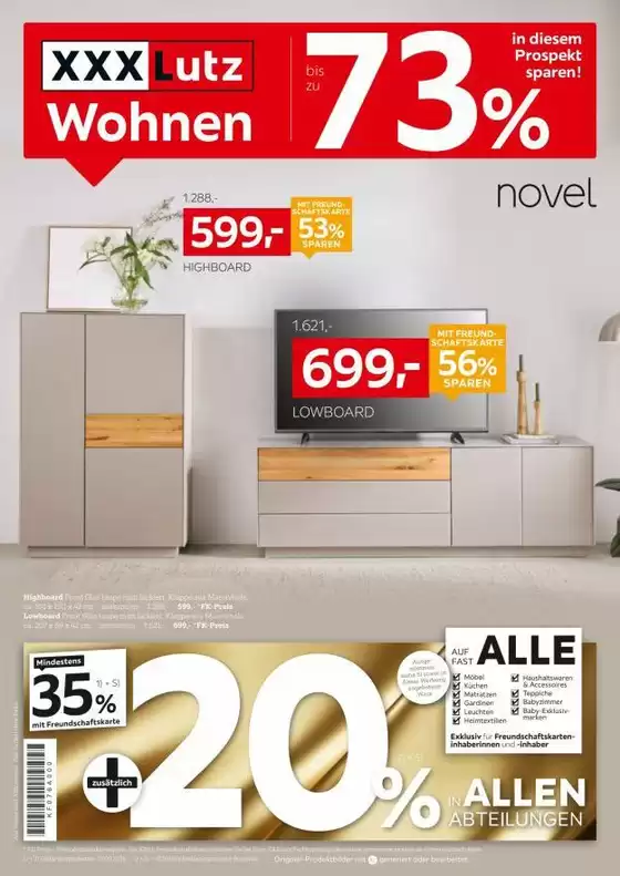 XXXLutz Katalog | Bis zu 73 auf Wohnen | 2026-09-10T00:00:00.000Z - 2026-09-19T00:00:00.000Z