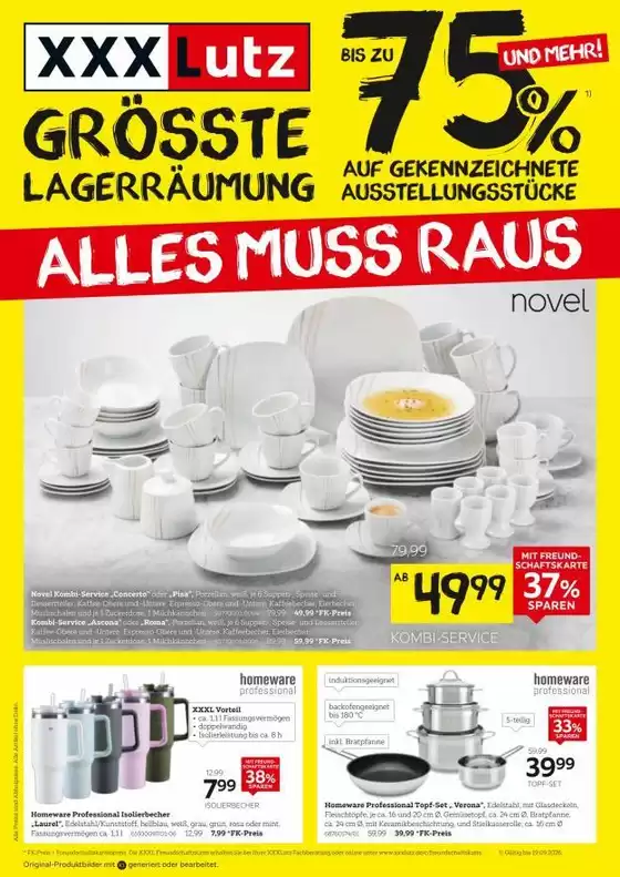 XXXLutz Katalog in Vechta | Größte Lagerräumung | 2026-09-10T00:00:00.000Z - 2026-09-19T00:00:00.000Z