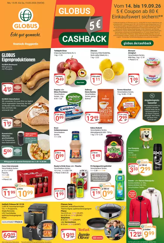 Globus Katalog | Kommende Angebote RoggentinRostock | 2026-09-14T00:00:00.000Z - 2026-09-19T00:00:00.000Z