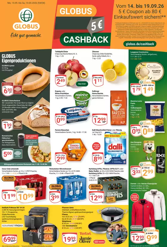 Globus Katalog | Kommende Angebote Homburg-Einöd | 2026-09-14T00:00:00.000Z - 2026-09-19T00:00:00.000Z
