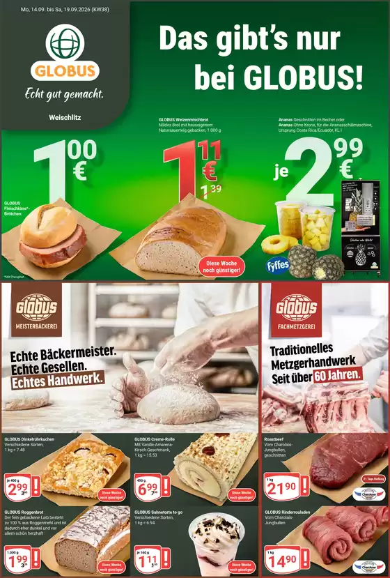 Globus Katalog | Kommende Angebote Weischlitz | 2026-09-14T00:00:00.000Z - 2026-09-19T00:00:00.000Z