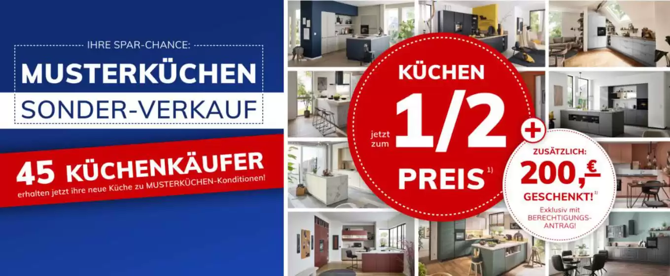 KüchenArena Katalog | Kuchen 1/2 Preis | 2026-09-10T00:00:00.000Z - 2026-09-26T00:00:00.000Z