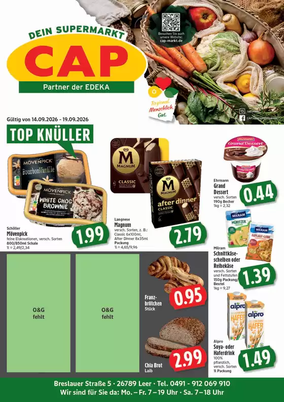 CAP Markt Katalog | Unsere besten Deals für Sie | 2026-09-14T00:00:00.000Z - 2026-09-19T00:00:00.000Z